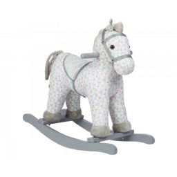 KikkaBoo njihalica ljuljaška sa muzikom horse white (KKB40012)