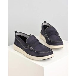 Kožne muške mokasine 401-2 teget