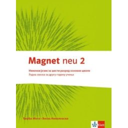 Magnet neu 2, radna sveska za nemački jezik za 6. razred osnovne škole (QR) Klett