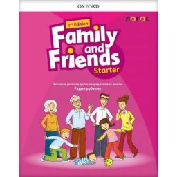 Family and Friends Starter, radni udžbenik za engleski jezik za 2. razred osnovne škole sa CDom Novi Logos