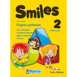 Smiles 2, radni udžbenik za engleski jezik za 2. razred osnovne škole iz 2 dela Freska