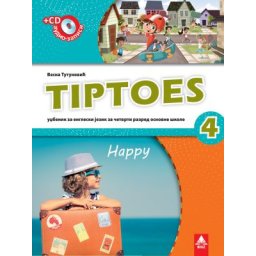 Tiptoes 4, udžbenik i CD iz engleskog jezika za 4. razred osnovne škole Bigz
