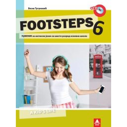 Footsteps 6, udžbenik i CD iz engleskog jezika za 6. razred osnovne škole Bigz