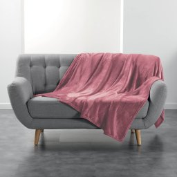 Ćebe 180*220 flanel pink