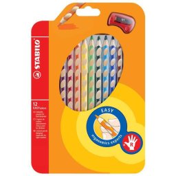 Drvene bojice STABILO - EASYcolors za desnoruke 1-12