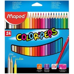Drvene bojice MAPED - COLOR PEPS 1-24