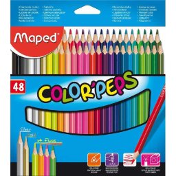 Drvene bojice MAPED - COLOR PEPS 1-48