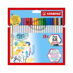 568-24-211 Pen68 Brush 1-24 Stabilo