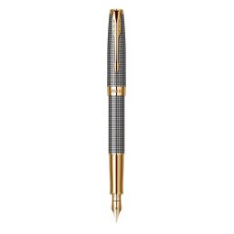 Naliv pero Parker Royal Sonnet Silver CH GT 18K F
