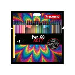 Flomasteri pen 68 Stabilo Arty set 1-24