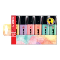Text marker Stabilo Boss pastel set 1-6