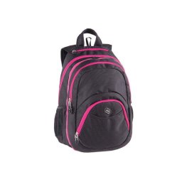 Anatomski ranac 2 u 1 PULSE - PINK BLACK DOT