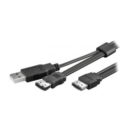 Kabl USB A M+eSATA M-eSATA M 0.5m