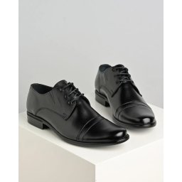 Kožne muške elegantne cipele 3870-01 crne