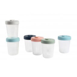 BEABA set za čuvanje hrane, 6 clip posuda, 6x250ml