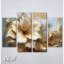 Slike na platnu 3d Zlatna ruza Nina495_4