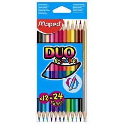 Drvene bojice MAPED - COLOR PEPS Duo 12/24