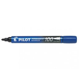 Marker permanent plavi 100 okrugli Pilot