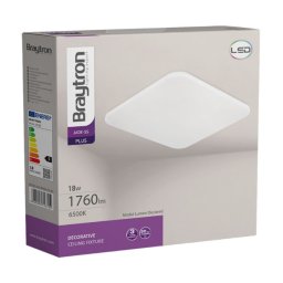 LED plafonjera 18W hladno belo svetlo (Oblik: KOCKA)