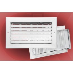 Aluminijumska zidna rešetka sa regulatorom protoka 190x425mm ( 9725 )