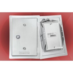 Vrata dimnjaka 130x260mm bela plastificirana-hv lim ( 9016 )