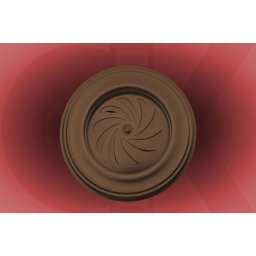 Štucna fi 118mm rebrasta braon plastificirana-hv lim ( 9768 )