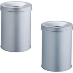 Metalna korpa za otpatke protivpožarna 15l Jalema crna ( 05KD40B )