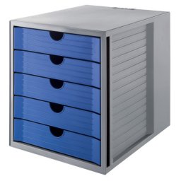 Han police za dokumentaciju sa fiokama system box, 5 fioka plava ( 05PD1450E )
