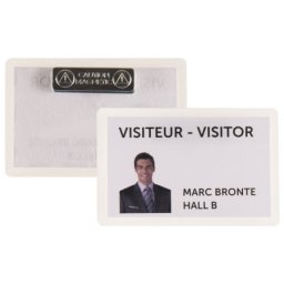 Tarifold samolaminirajući bedž za ID kartice, 100x66mm, sa magnetom 1/25 transparent ( 14ID490T )