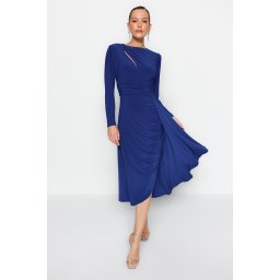 Trendyol Saxe-fitting Cut Out/Window Detailed Elegant Evening Dress
