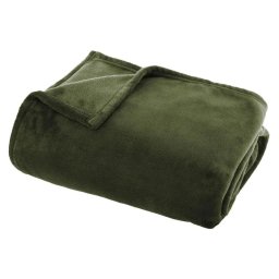 Ćebe flanel zeleno 125X150cm