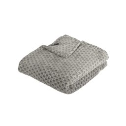 Ćebe flanel sivo puf 125*150cm
