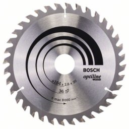 Bosch list kružne testere optiline wood 184 x 30 x 2,6 mm, 36 184 x 30 x 2,6 mm, 36 ( 2608640611 )