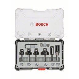 Bosch komplet glodala, 6 komada, Trim&Edging držač od 6 mm ( 2607017468 )