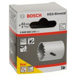 Bosch testera za otvore HSS-bimetal za standardne adaptere 43 mm, 1 11/16" ( 2608584143 )