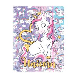 FASCIKLA SA GUMOM A4 UNICORN 600GR LUX OP*