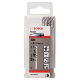 Bosch burgija za metal HSS-G, din 338 4,8 x 52 x 83 mm, 1 komad ( 2608595334. )