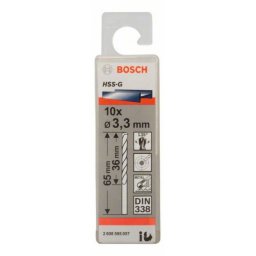 Bosch burgija za metal HSS-G, din 338 3,3 x 36 x 65 mm, 1 komad ( 2608595057. )