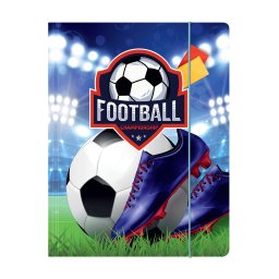 FASCIKLA SA GUMOM A4 FOOTBALL 600GR LUX OP*
