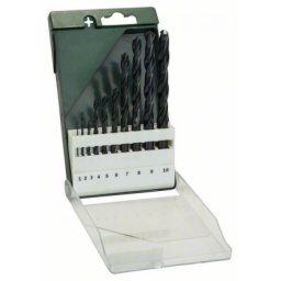 Bosch 10-delni set burgija za metal HSS-R, DIN 338 ( 2609255030 )