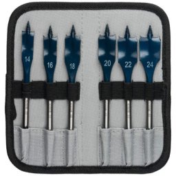 Bosch 6-delni set pljosnatih burgija za glodanje self cut speed 14 16 18 20 22 24 mm ( 2608595424 )