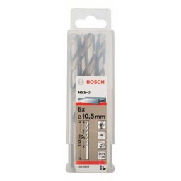 Bosch burgija za metal HSS-G, din 338 10,5 x 87 x 133 mm, 1 komad ( 2608595078. )