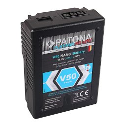 Patona 1298 Platinum Nano V50 V-Mount 47Wh RED ARRI