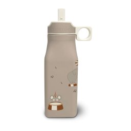 Silikonska flašica Storm 450ml - Cream Carnival Train