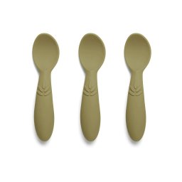 Silikonske kašičice Ella (3kom) - Olive Green