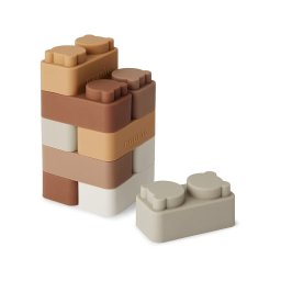 Silikonske kocke Pile - Brown Mix