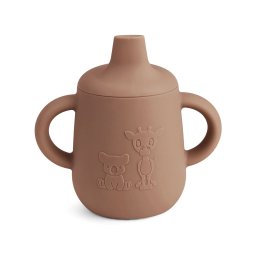 Silikonska čaša sa pipkom Aiko - Chocolate malt