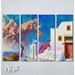 Slike na platnu Ostrvo Santorini Nina501_4