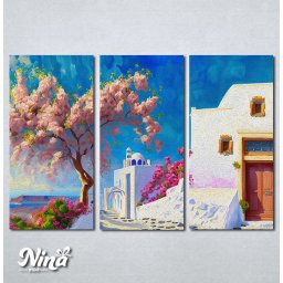 Slike na platnu Ostrvo Santorini Nina501_3