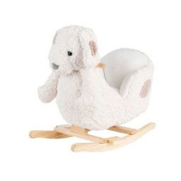 KikkaBoo plišana igračka puppy white sa klackalicom i sedištem ( KKB41008 )